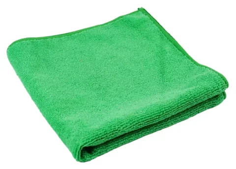 Салфетка из микрофибры, размер 30x30 см, плотность 185г/м2, цвет зеленый - AS185G