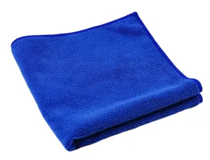 Салфетка из микрофибры, размер 40x40 см, плотность 185г/м2, цвет синий - AS185B